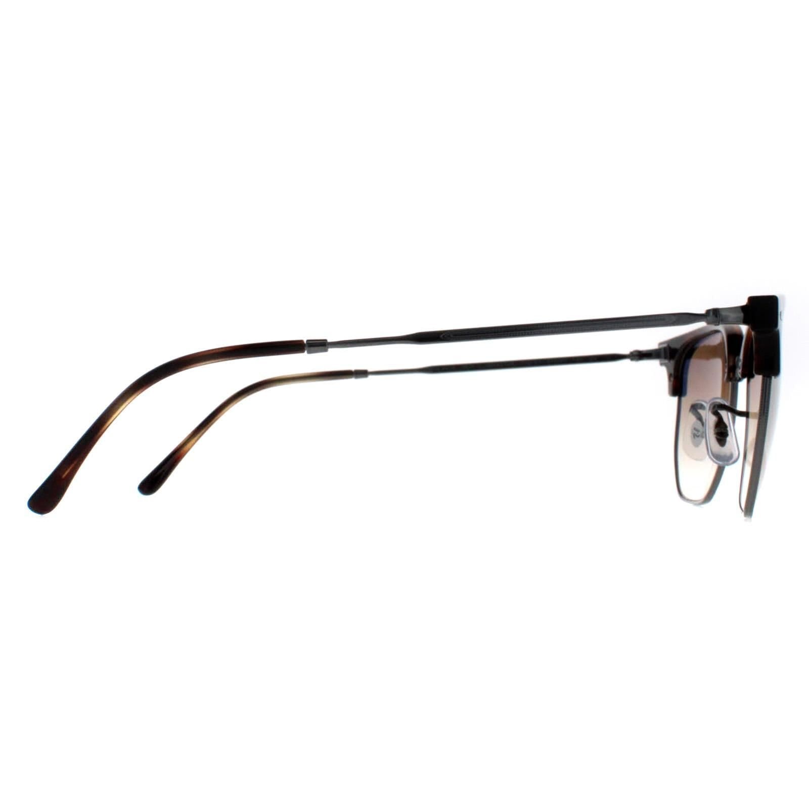 Ray-Ban Ray-Ban Men's Square Havana Brown Gradient RB4416 New Clubmaster - 4