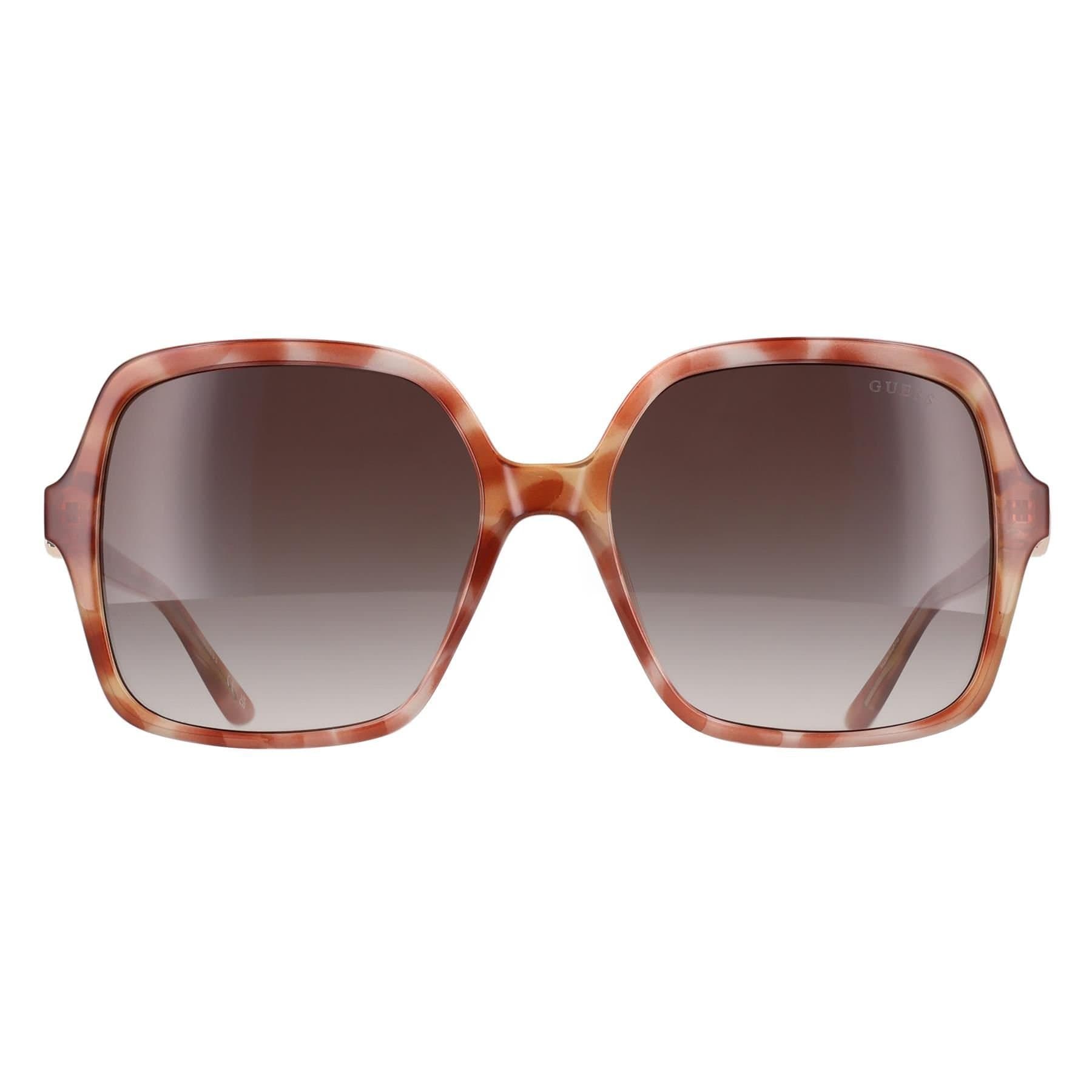 Guess Guess Women's Square Light Brown Havana Brown Gradient GU00190