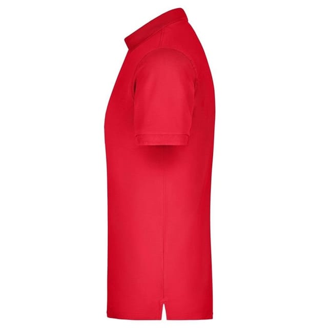 James and Nicholson James and Nicholson Men's Piqué Elasticated Polo Shirt in Red - 3