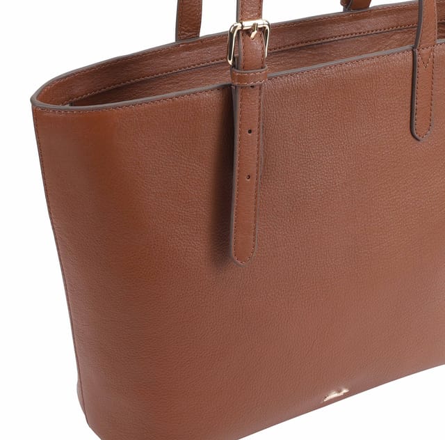 Paul Costelloe Paul Costelloe Women's Cambridge Leather Shoulder Bag in Tan - 3