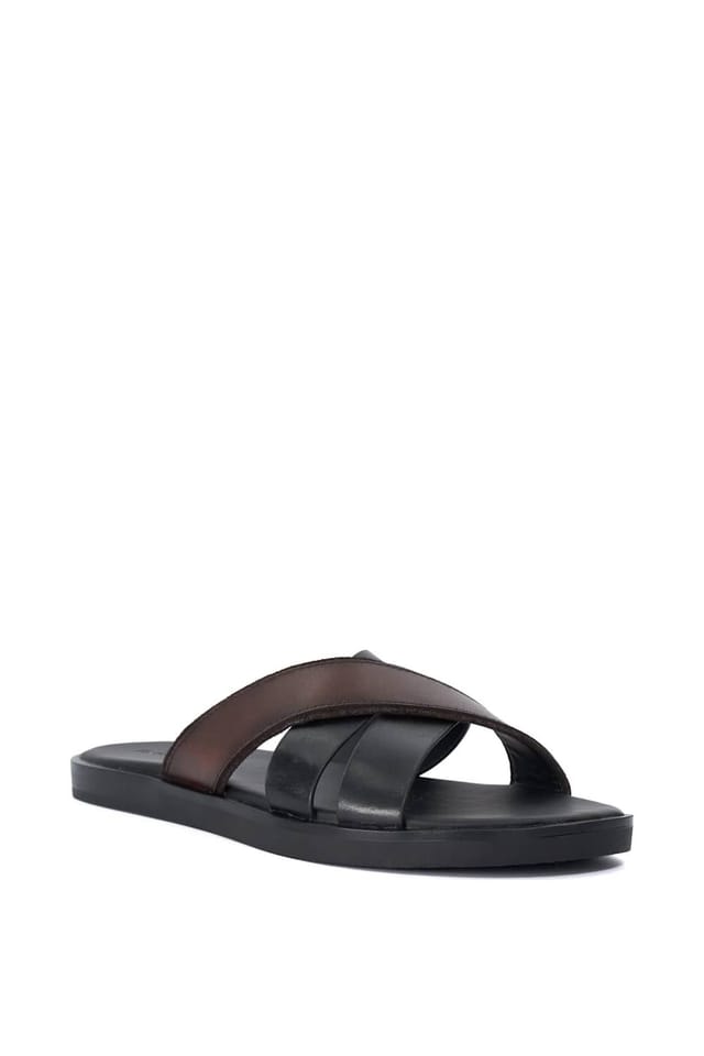 Dune London Dune London Men's 'Iker' Leather Sandals in Black - 2