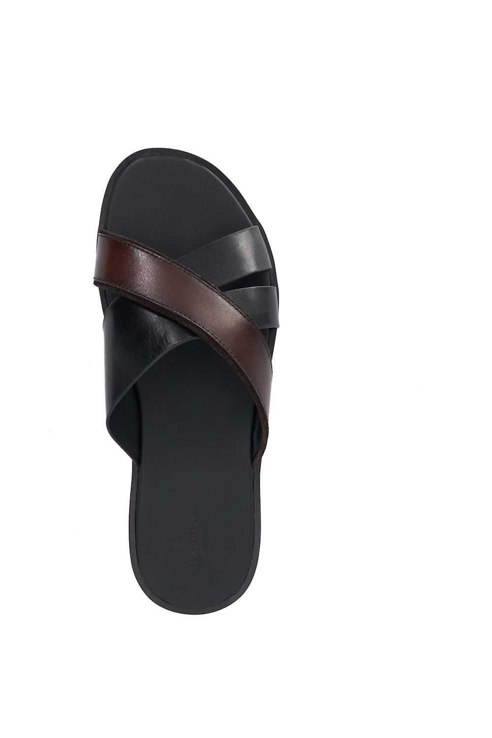 Dune London Dune London Men's 'Iker' Leather Sandals in Black - 4