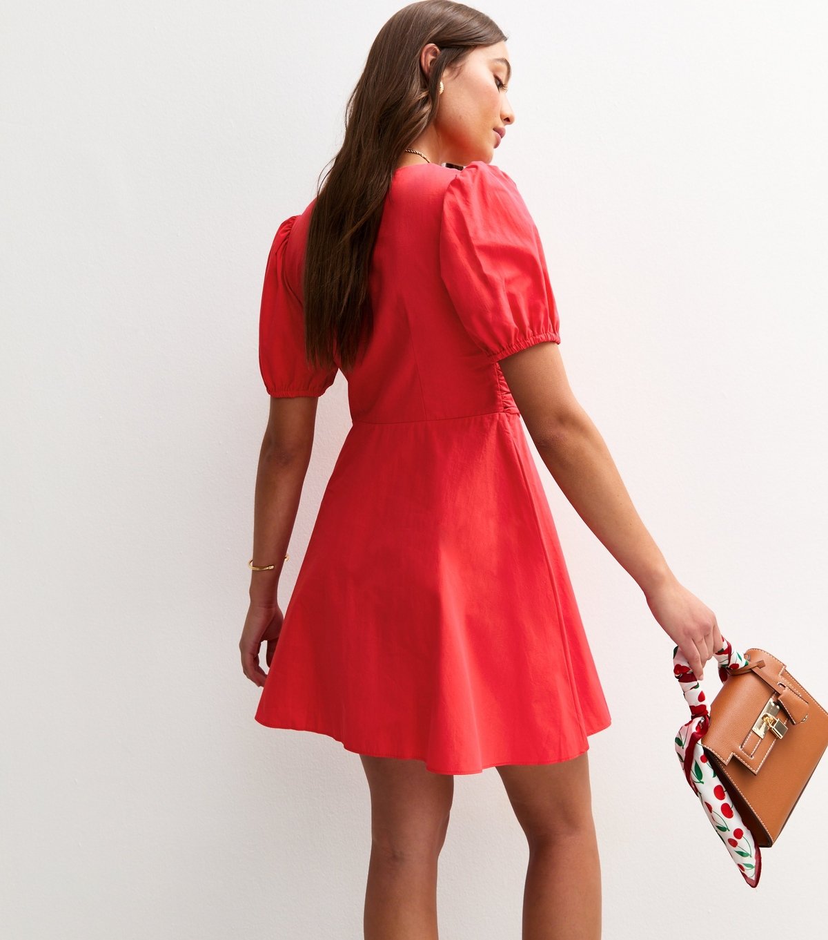 New Look Women's Red Double Bow Mini Dress New Look - 4