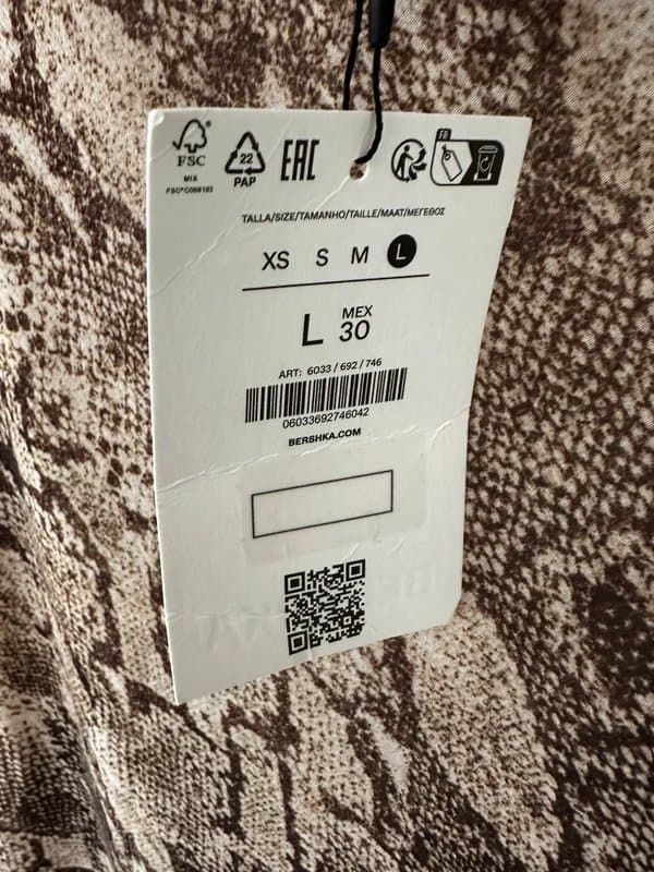 Bershka Strapping cowl neck maxi dress in snakeskin