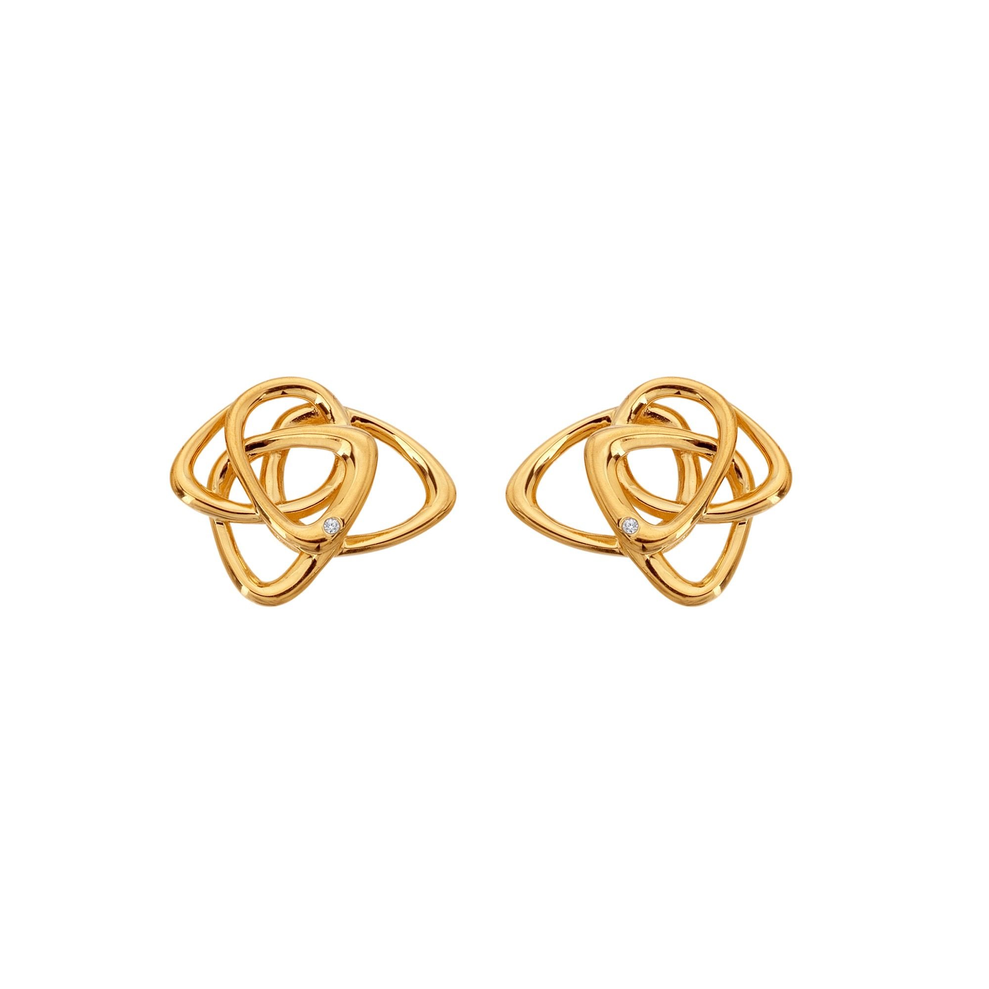 Hot Diamonds Hot Diamonds Women's HD X GE Endless Earrings in Gold - 3