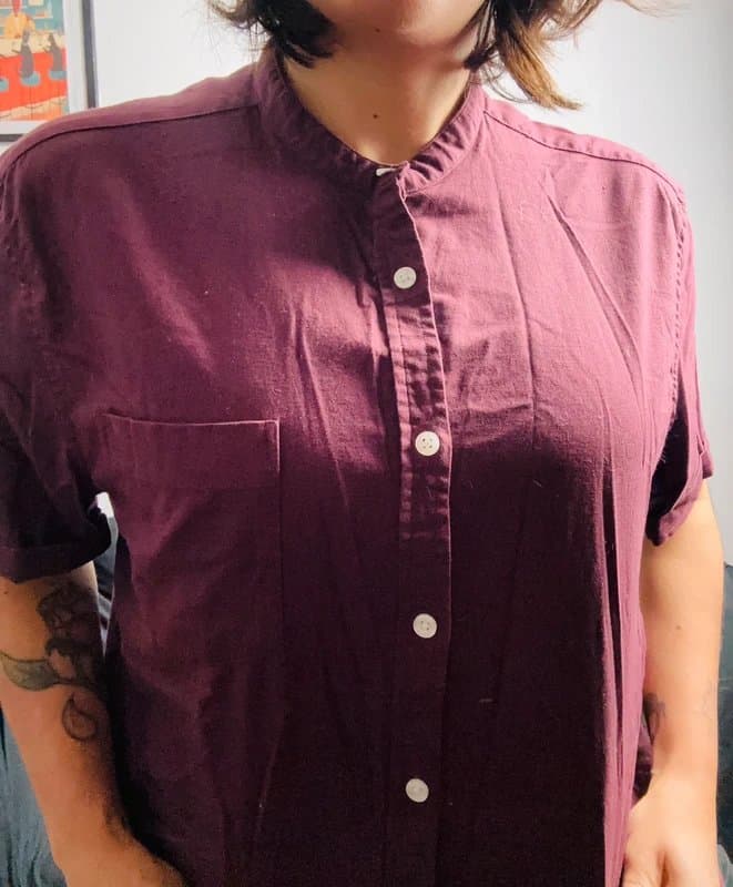 ASOS Burgundy Shirt
