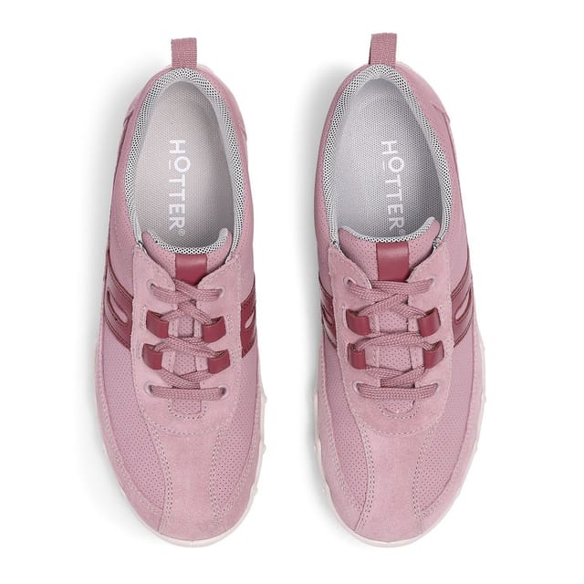 Hotter Hotter Women's Wide Fit 'Leanne II' Active Shoes in Rose - 3