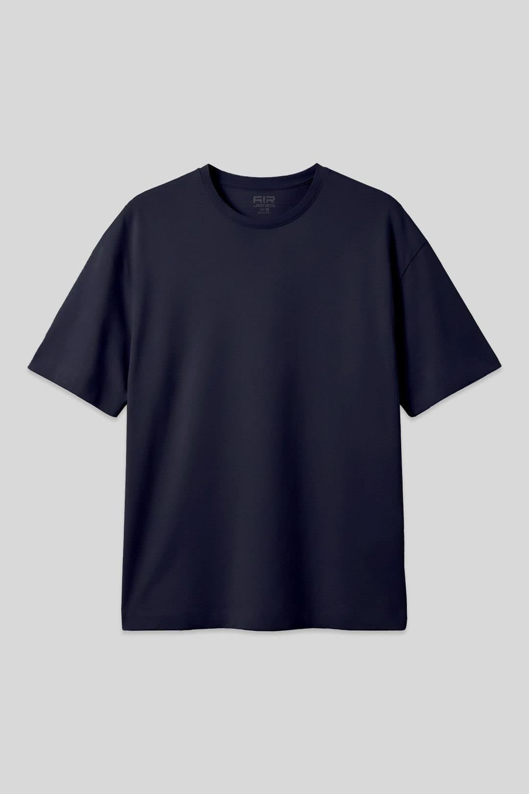 Tommy Life Tommy Life Men's Oversized Cotton Crew Neck T-Shirt in Navy