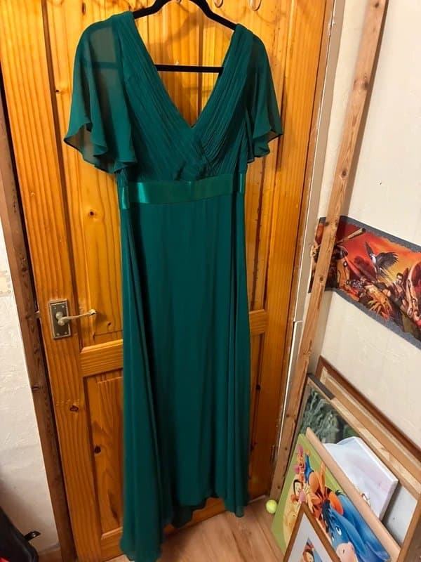 Ever Pretty Beautiful Chiffon overlay evening dress