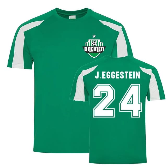 Werder Bremen Werder Bremen Men's Johannes Eggestein Bremen Sports Training Jersey in Green - 2