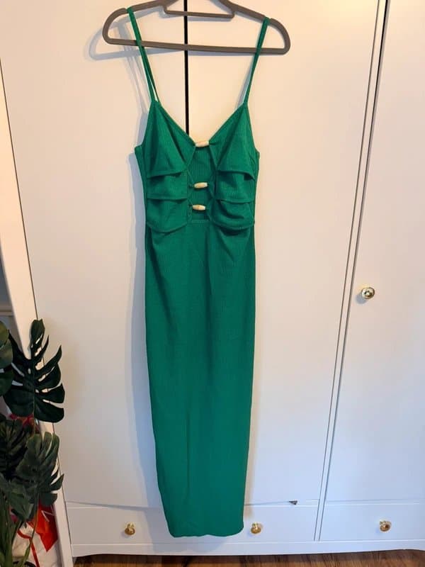 Shein Ladies Green Long Dress Size 12/14