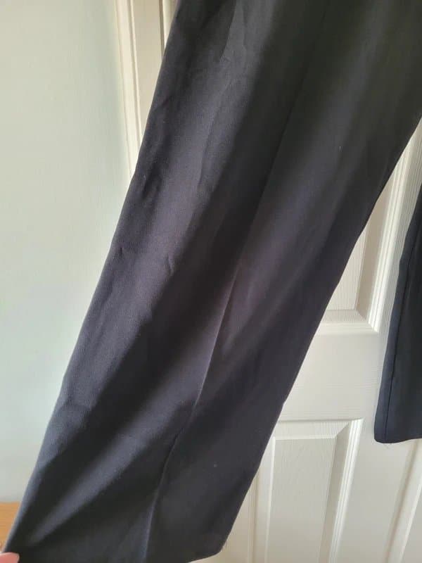 Clockhouse Clock House smart black wide leg trousers size 16