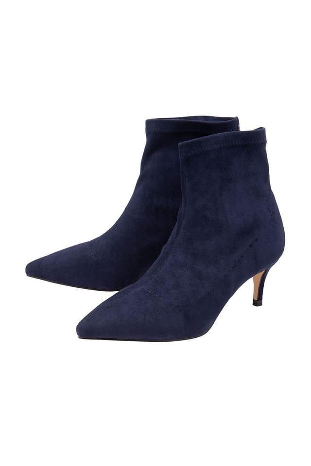 Ravel Ravel Women's 'Madruga' Pointed-Toe Sock-Boots in Navy - 2