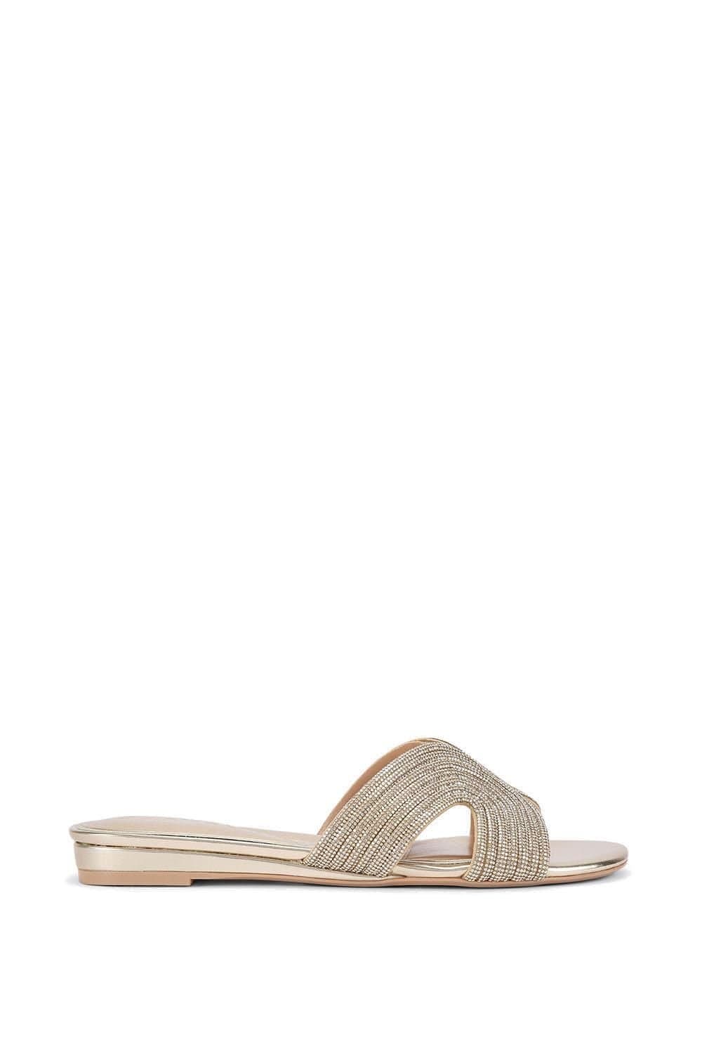 Carvela Carvela Women's 'Gala Mule Jewel' Sandals in Gold