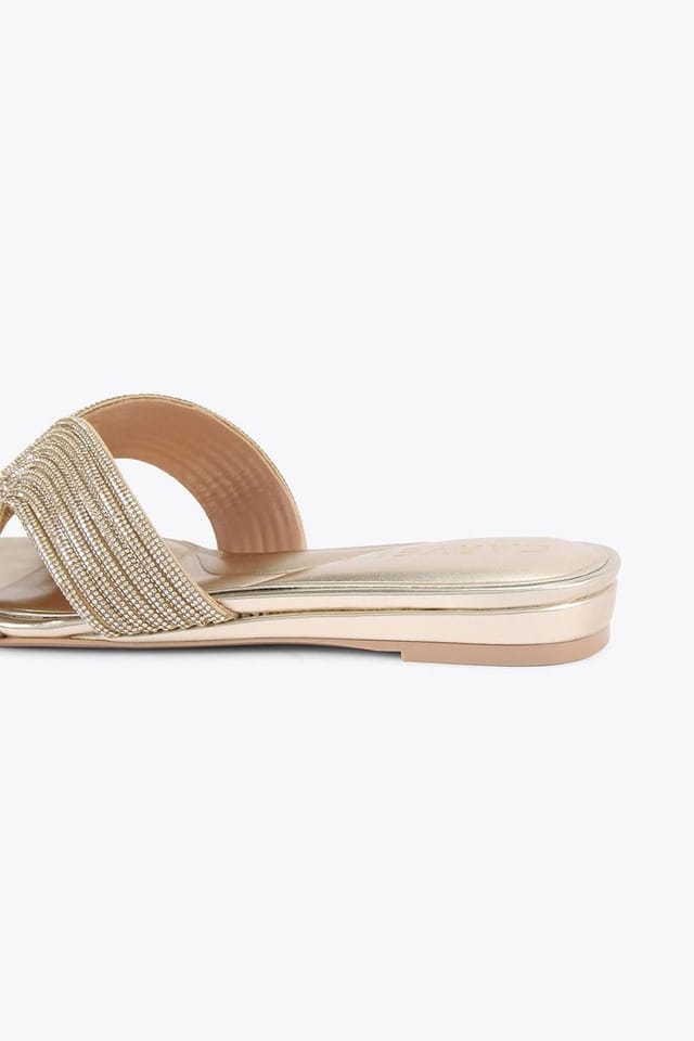 Carvela Carvela Women's 'Gala Mule Jewel' Sandals in Gold - 3