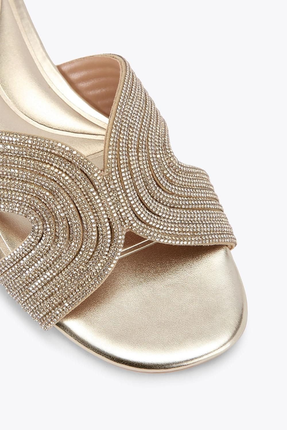 Carvela Carvela Women's 'Gala Mule Jewel' Sandals in Gold - 4