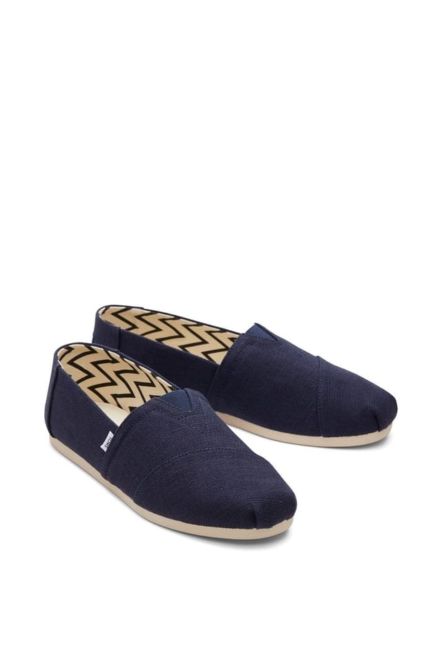 TOMS TOMS Men's Alpargata Slip on Shoe in Navy - 3