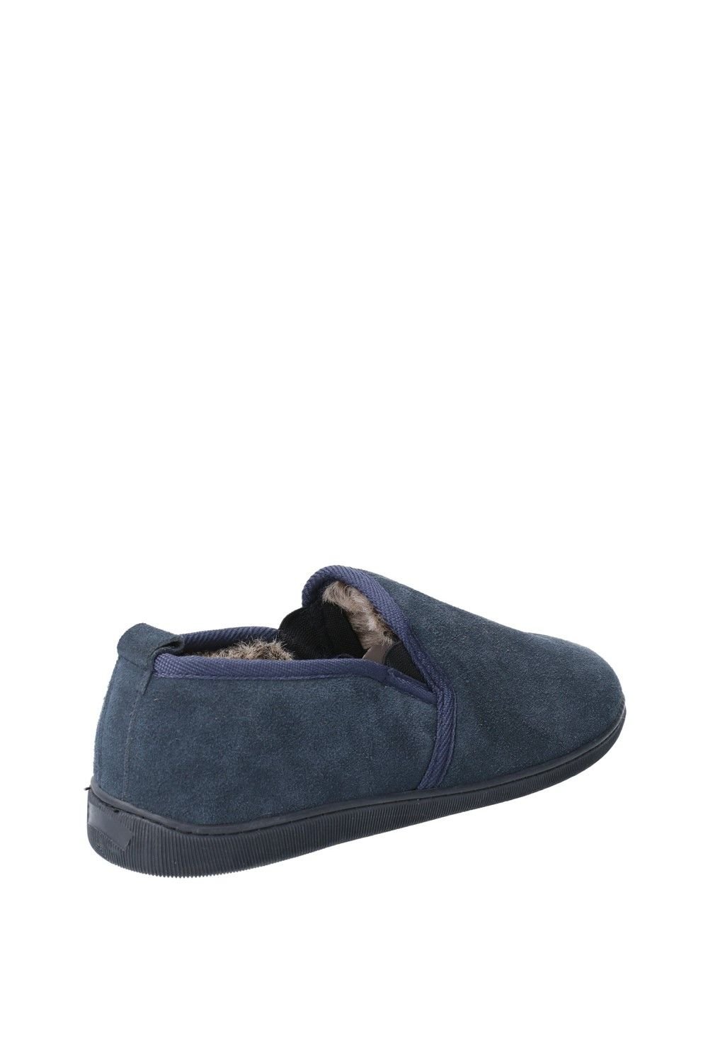 Hush Puppies Hush Puppies Men's 'Arnold' Suede Slippers in Navy - 2