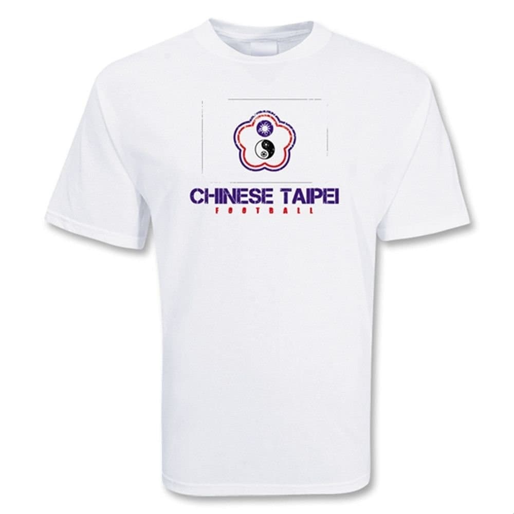 Taiwan Taiwan Men's Taipei Football T‑shirt in White