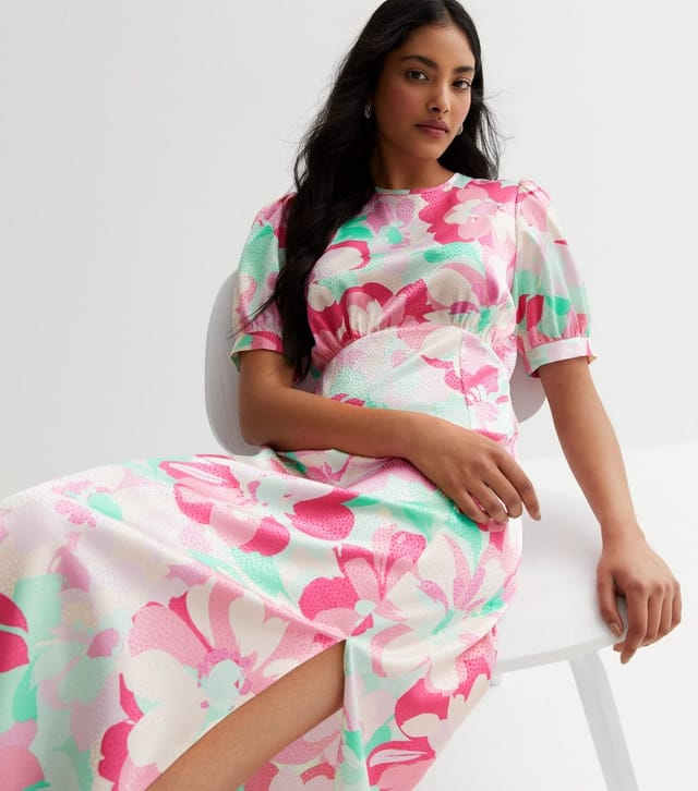 New Look Women's Multicolour Floral Frill Midaxi Dress New Look - 2