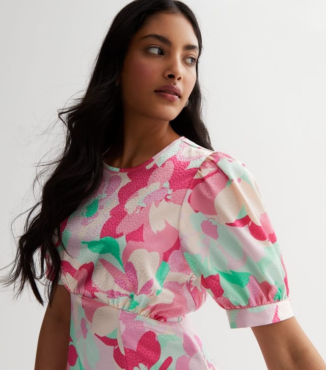 New Look Women's Multicolour Floral Frill Midaxi Dress New Look - 3