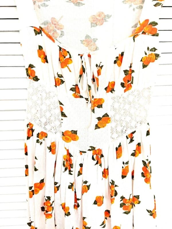 ASOS Design ASOS Orange Print Dress