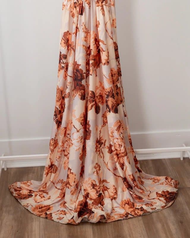 ASOS asos size 2 orange floral strap dress