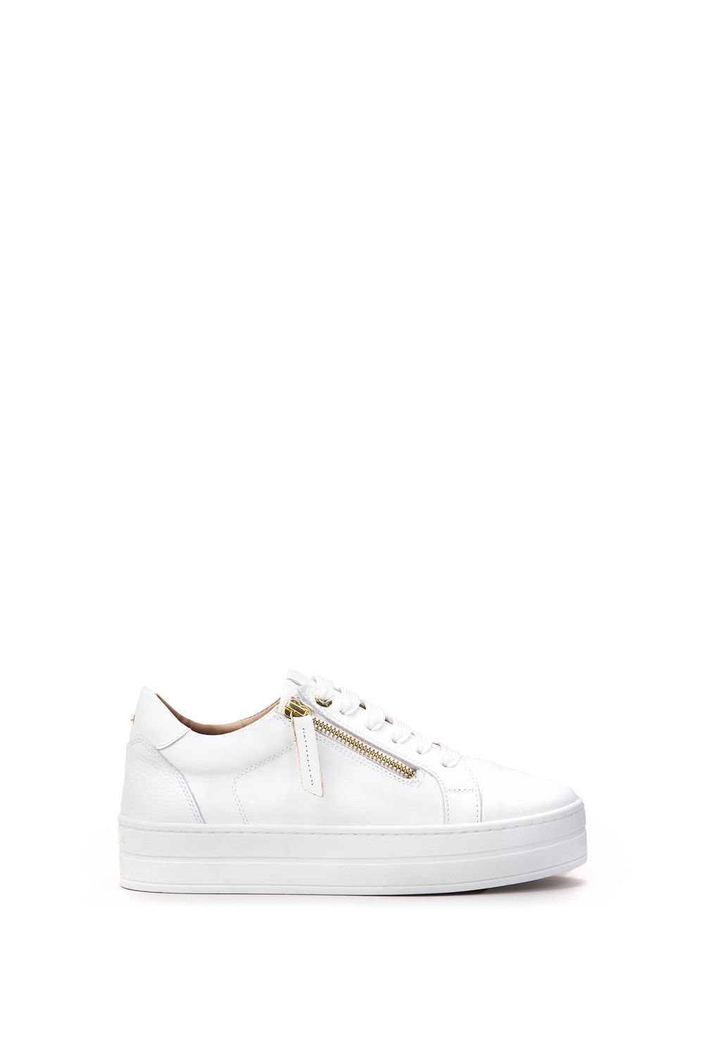 Moda In Pelle Moda In Pelle Women's Abbee' Leather Trainers in White - 1