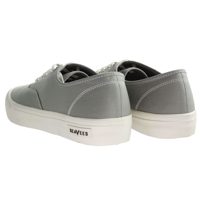 Seavees Seavees Men's Legend Sneaker Standard Granite Poplin Grey Shoes - 3