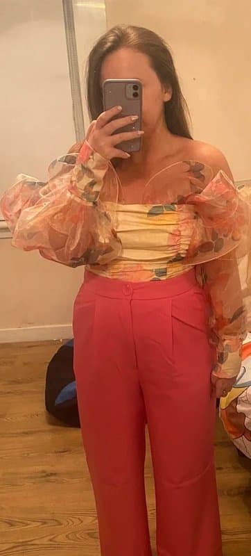Asos luxe Floral bodysuit