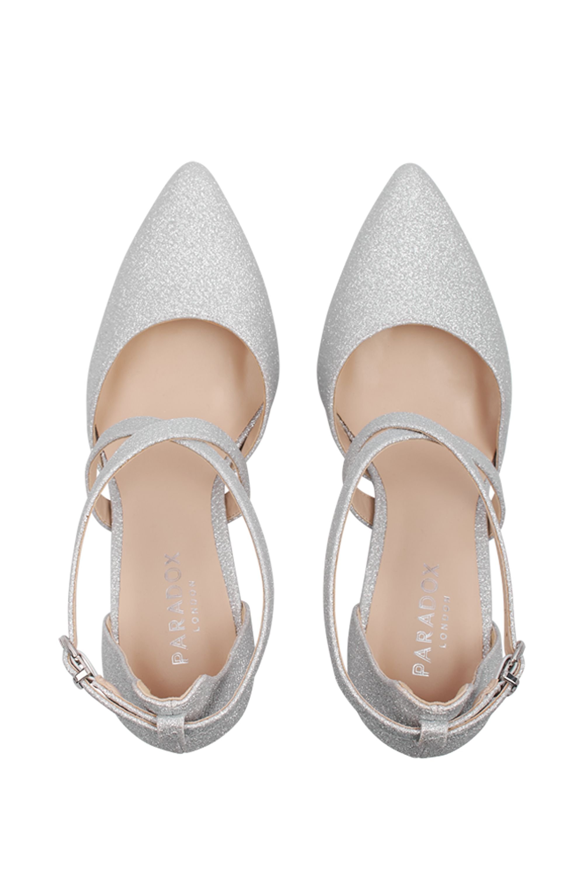 Paradox London Paradox London Women's 'Rylee' High Heel Court shoe in Silver - 3