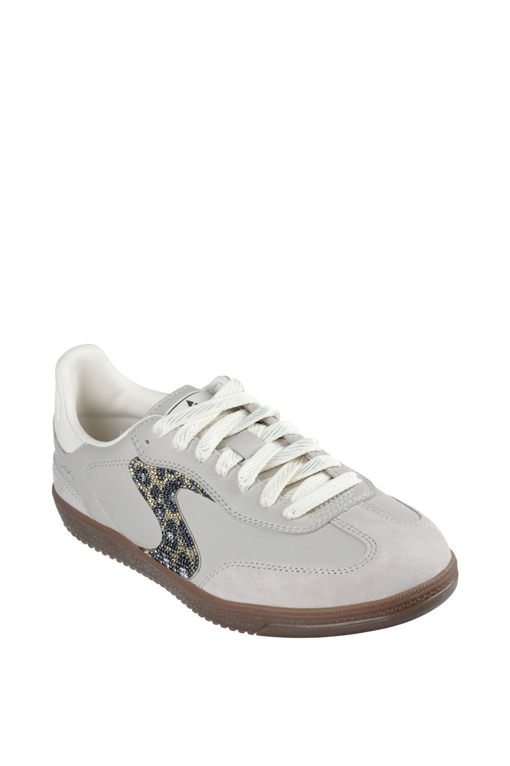 Skechers Skechers Women's Hotshot Shimmering Spots Trainer in Taupe - 4