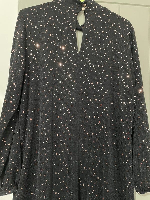 Wallis Gold sequined party dress - 1