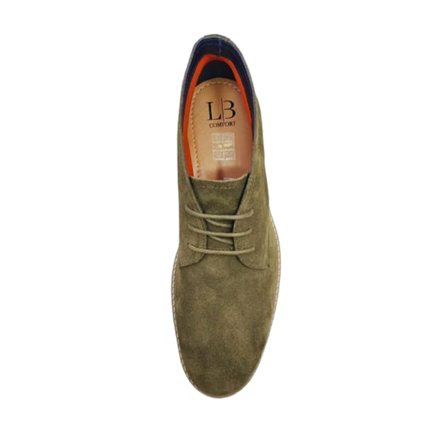 LB COMFORT LB COMFORT Men's Percy Leather Boots in Olive - 3