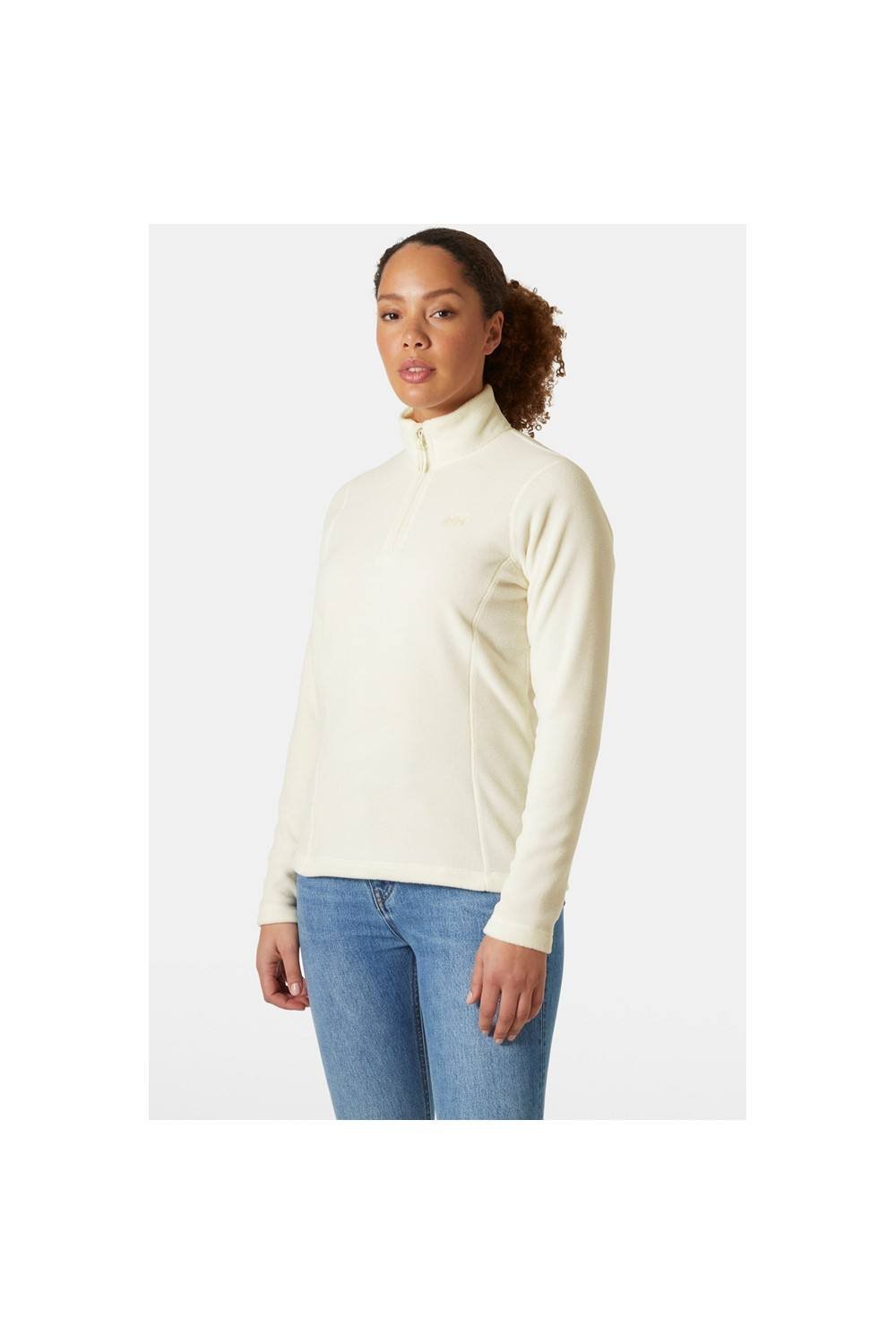Helly Hansen Sport Helly Hansen Sport Women's Daybreaker 1/2 Zip Fleece in Off-White - 1