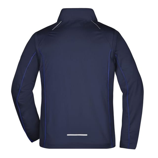 James and Nicholson James and Nicholson Men's Zip-Off Soft Shell Jacket in Dark Navy - 2