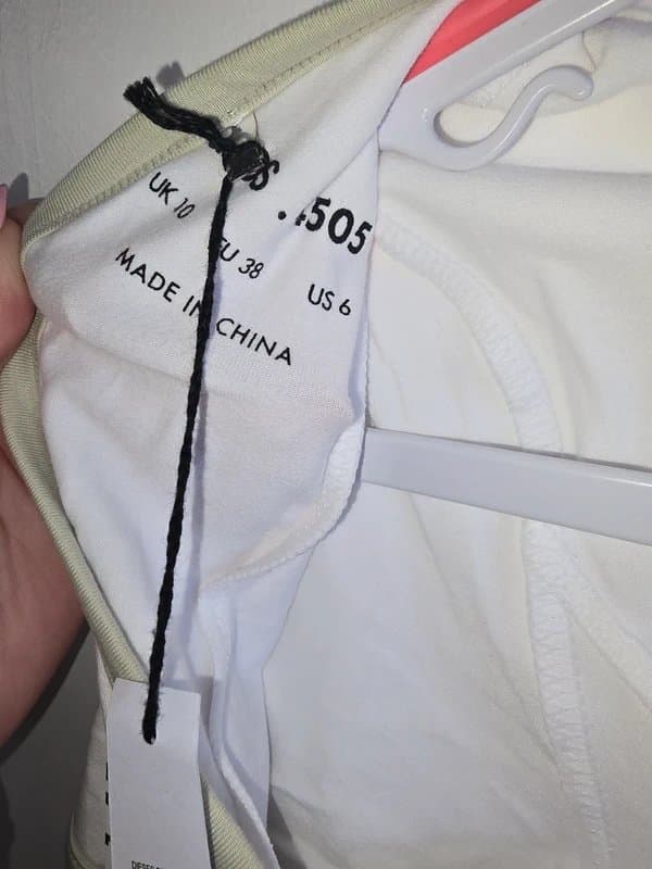 ASOS ASOS 4505 White Tennis Top