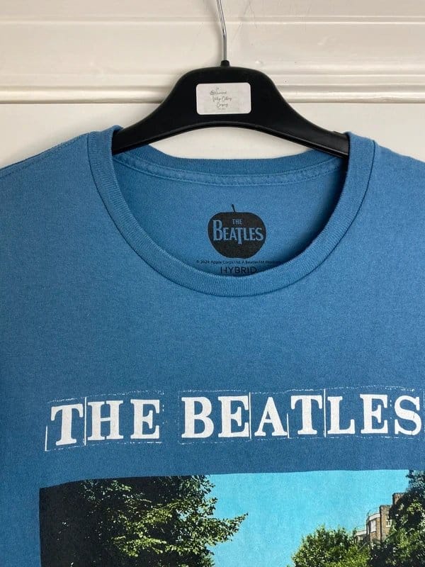 Hybrid Apparel The Beatles Abbey Road Blue Graphic Band T Shirt XL - 1