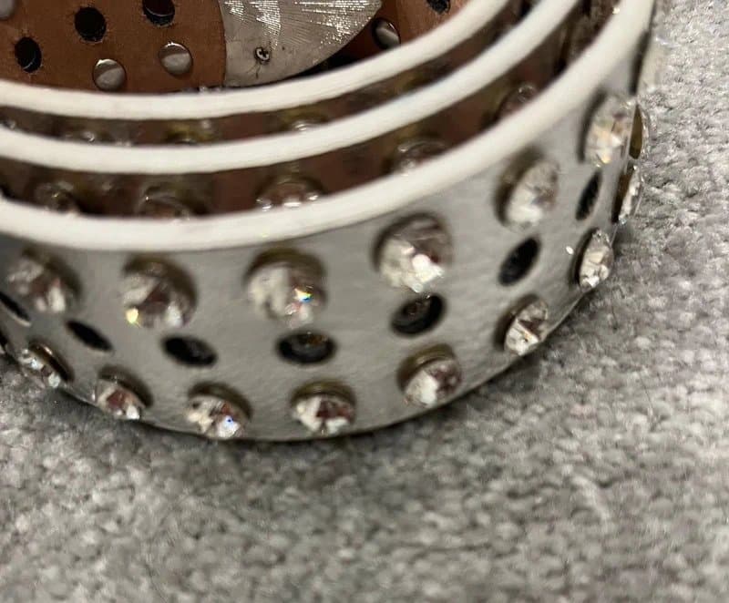 ASOS ASOS Silver Embellished Belt