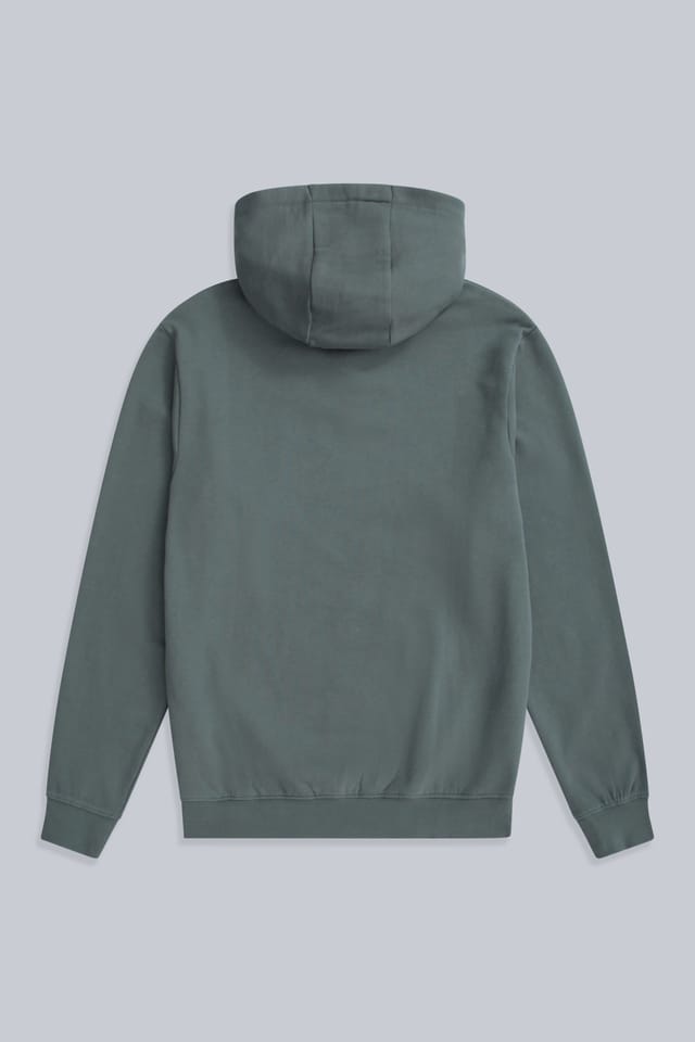 Animal Animal Men's 'River' Falmouth Print Warm Comfortable Casual Soft 100% Cotton Hoodie in Green - 3