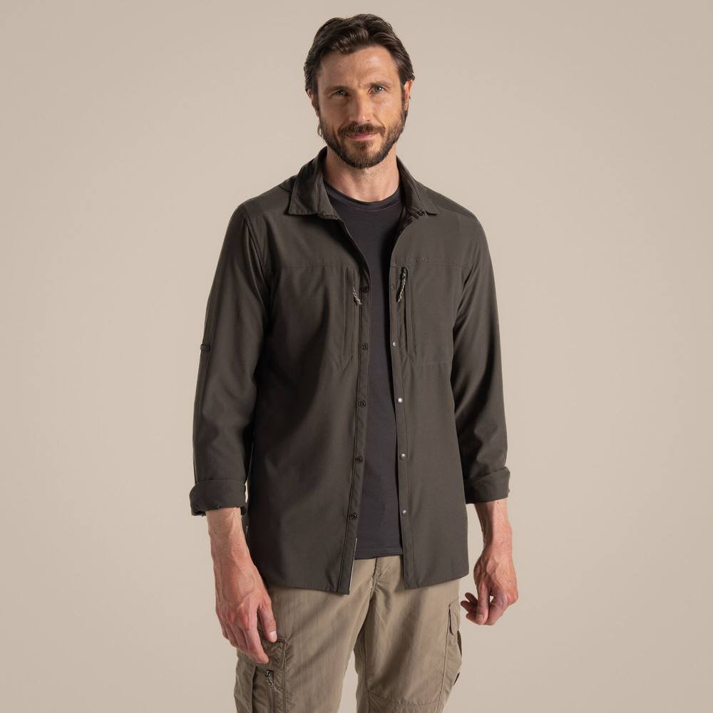 Craghoppers Craghoppers Men's Nosilife Pro' Long Sleeve Shirt in Olive - 2