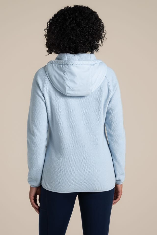 Craghoppers Craghoppers Women's Zayas Hooded Water-Repellent Jacket in Light Blue - 2