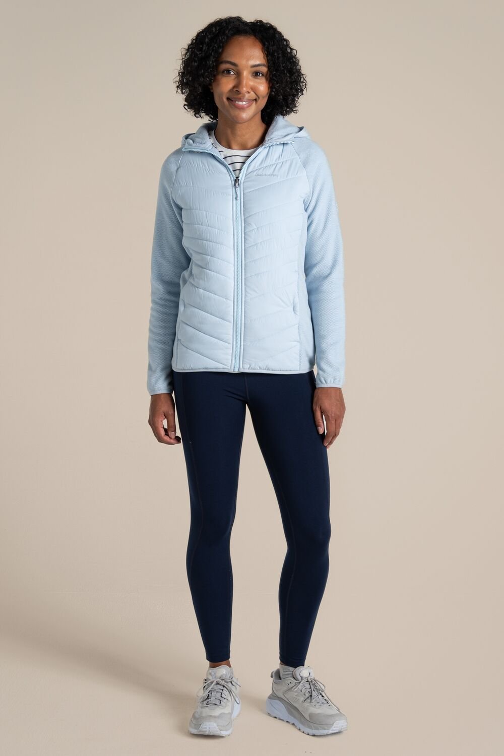 Craghoppers Craghoppers Women's Zayas Hooded Water-Repellent Jacket in Light Blue - 3