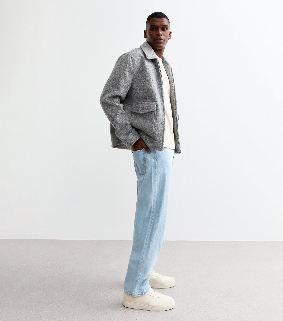 jack & jones Men's Light Blue Relaxed Jeans Jack & Jones New Look - 2