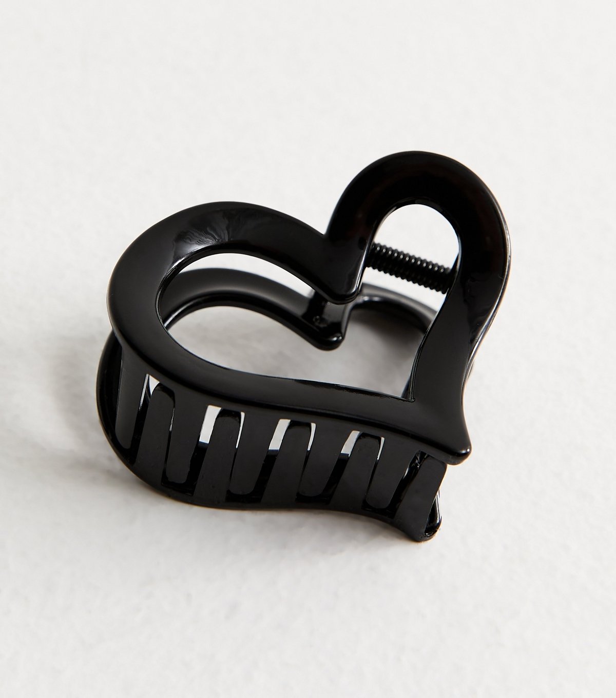 New Look Black Heart Hair Clip New Look - 3