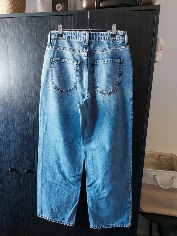 New Look New Look ripped jeans wide leg size10