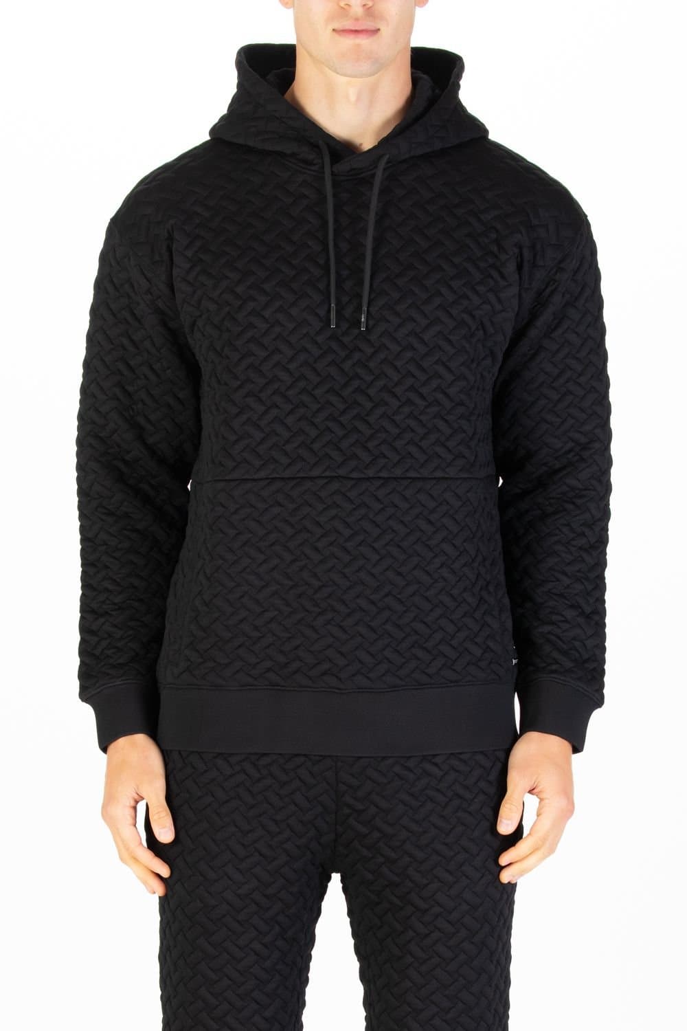 Luke 1977 Luke 1977 Men's Melrose Texture Overhead Hoodie in Black