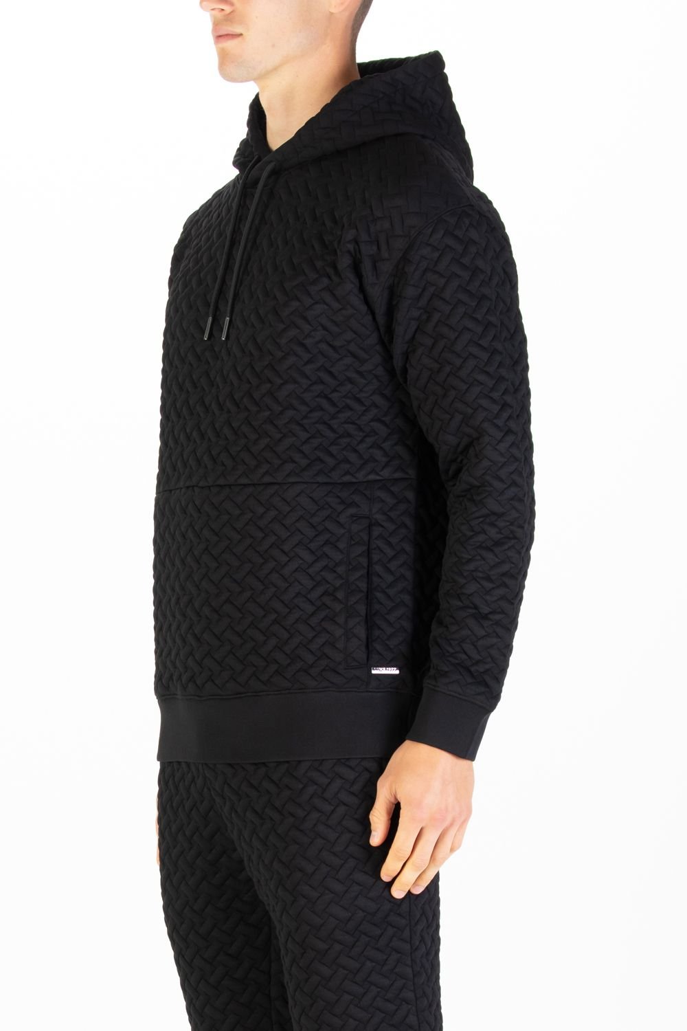 Luke 1977 Luke 1977 Men's Melrose Texture Overhead Hoodie in Black - 3