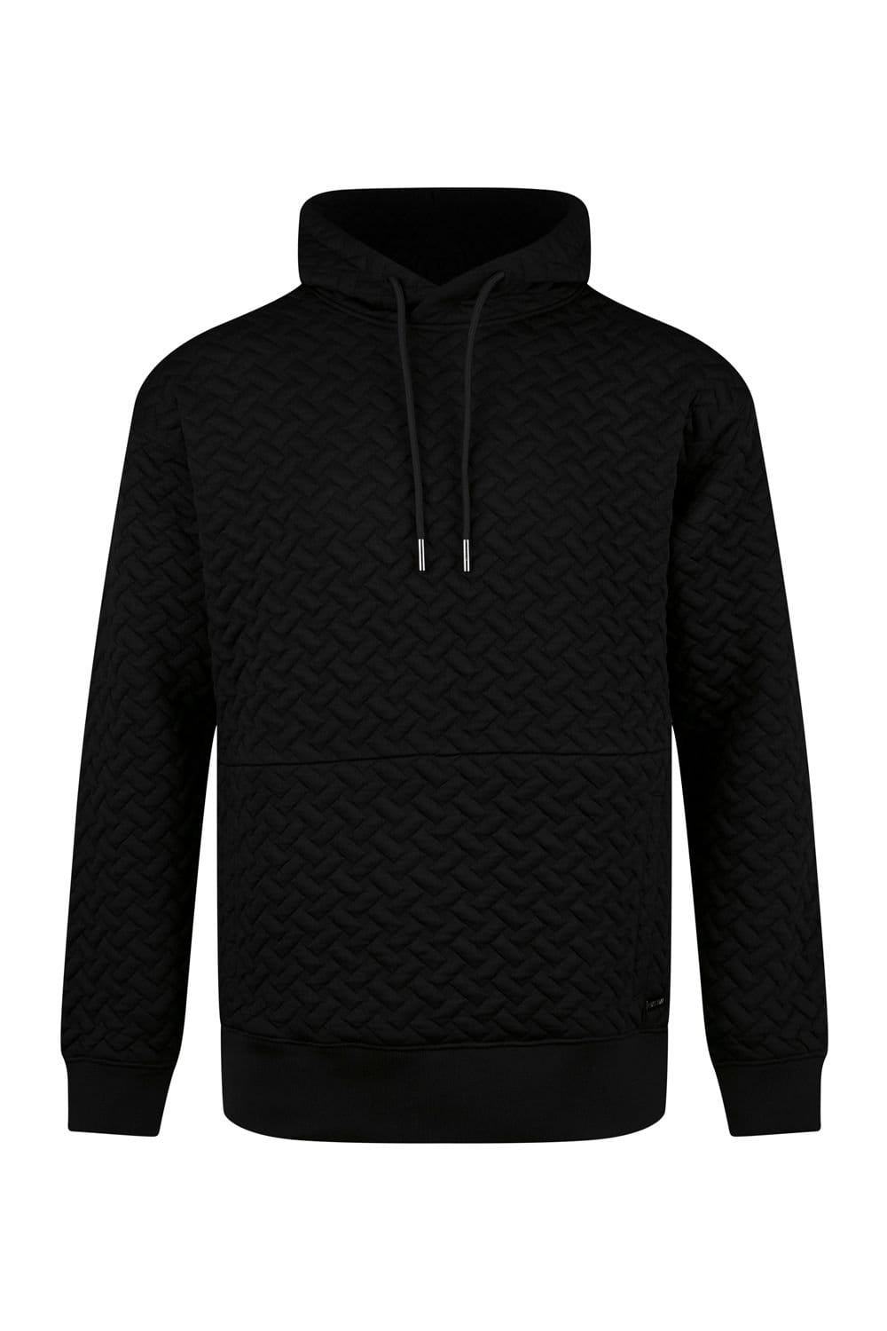 Luke 1977 Luke 1977 Men's Melrose Texture Overhead Hoodie in Black - 4