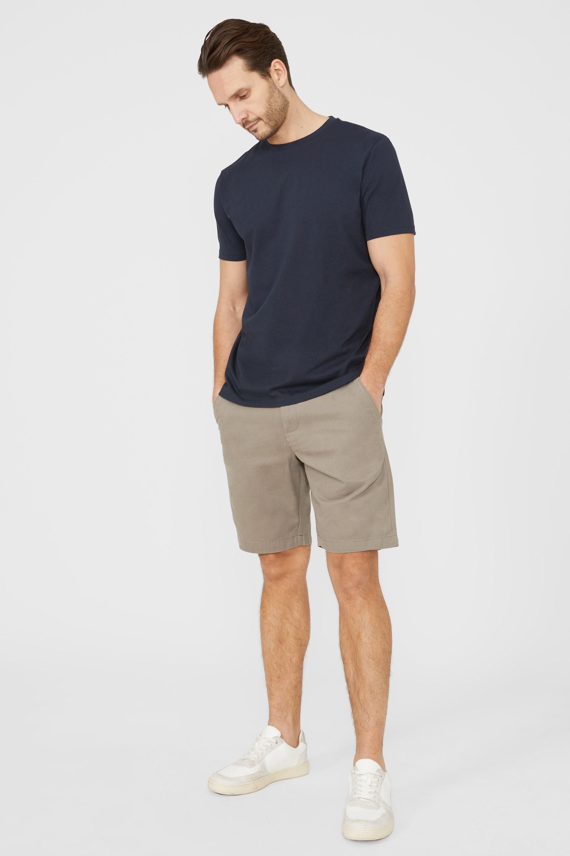 Maine Maine Men's Cotton Crew Neck T-shirt in Navy - 4